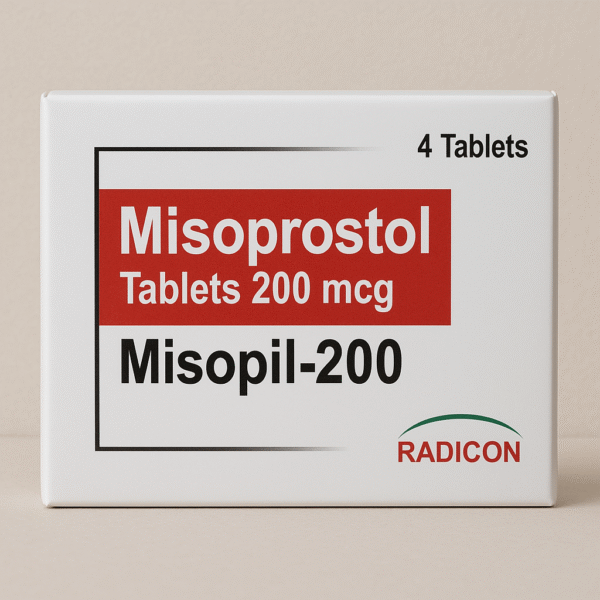 Misoprostol Tablets 200 mcg (Misopil-200) – 4 Tablets